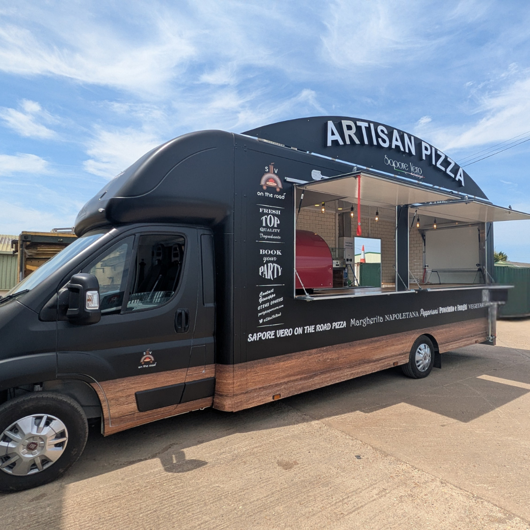 Pizza Van Conversion A & R Willis Catering trailers